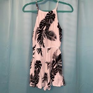 Black and white Old Navy romper